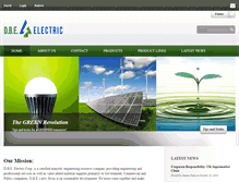 Tablet Screenshot of dbeelectriccorp.com